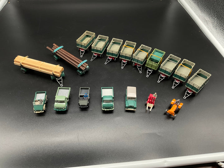 Wiking Fahrzeuge mit Anhänger