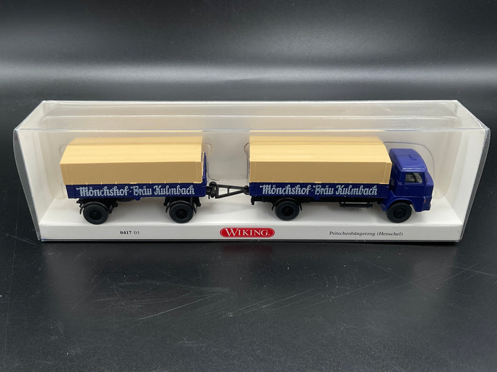 Wiking Pritschenhängerzug