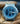 Blau/silberfarbige Slava Uhr                905