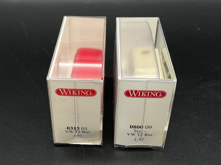 VW T2 Bus und VW T2 Bus/Taxi von Wiking