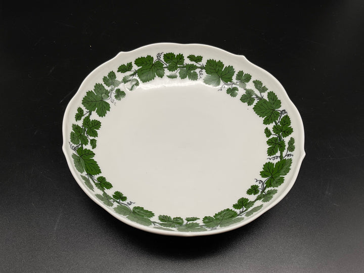 Porzellan Schale in grün-weiß