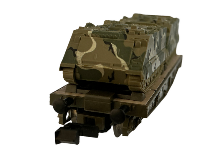 Güterwagen, Roco Rungenwagen mit Panzern