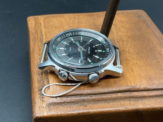 POWOT Uhr mit schwarzem Ziffernblatt          905