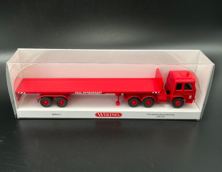 Wiking Flachpritschensattelzug