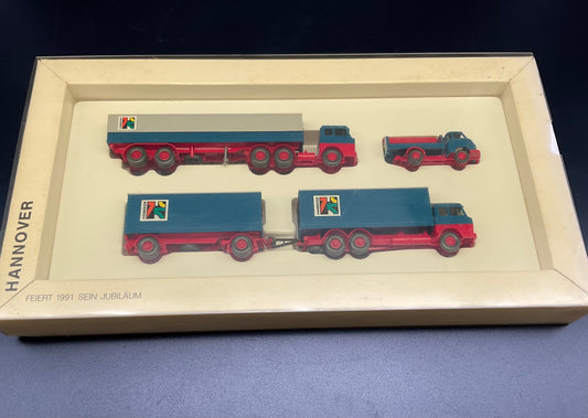 Wiking LKW-Set Hannover feiert 1991 sein Jubiläum