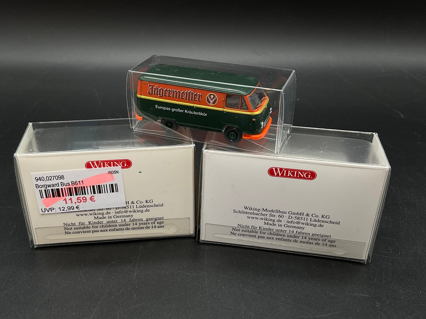 Drei Borgward Fahrzeuge von Wiking