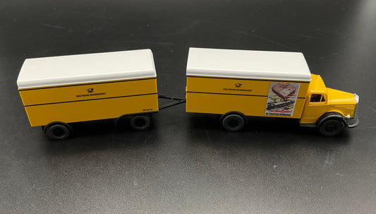 Wiking Post LKW mit Anhänger