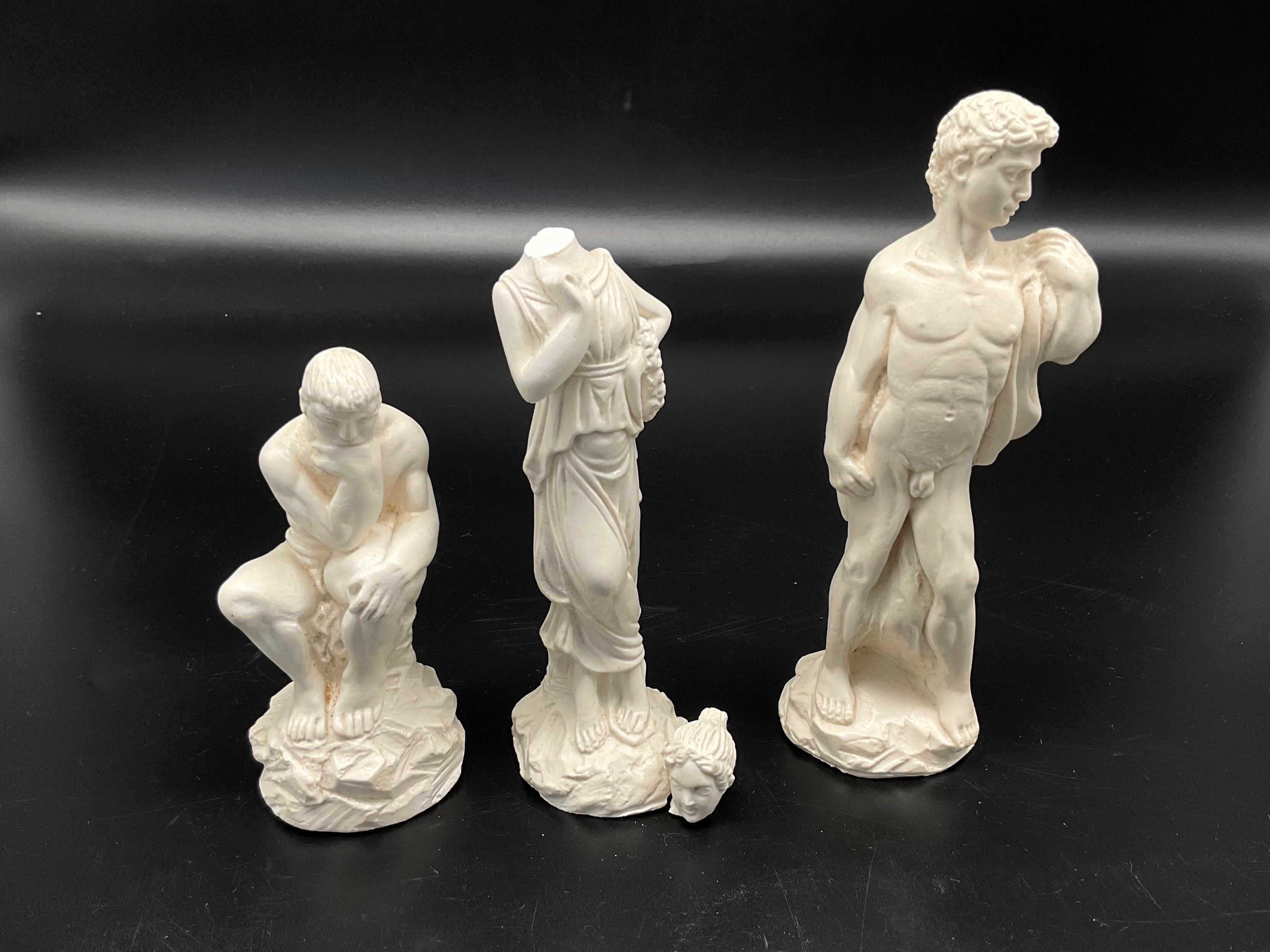 Drei Porzellan Figuren