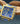 Blau-goldene Alexander Milton Uhr