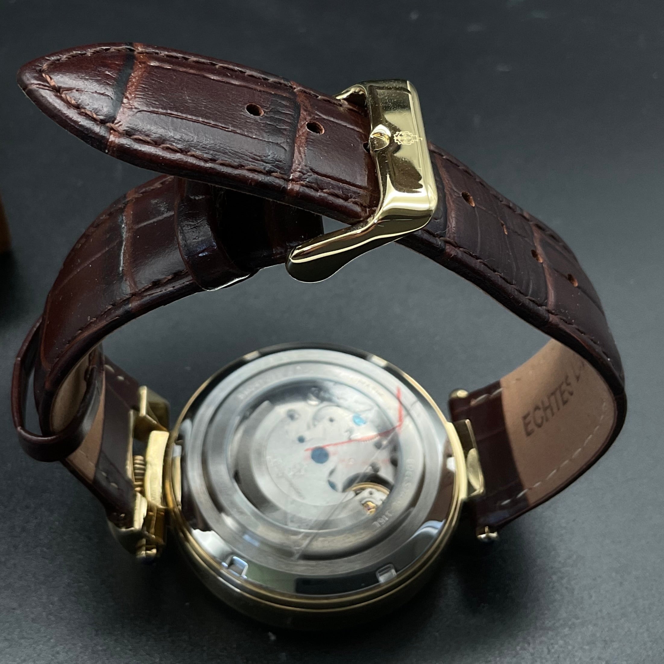 Goldene Burgmeister Uhr BM241-285