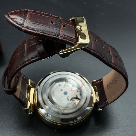 Goldene Burgmeister Uhr BM241-285