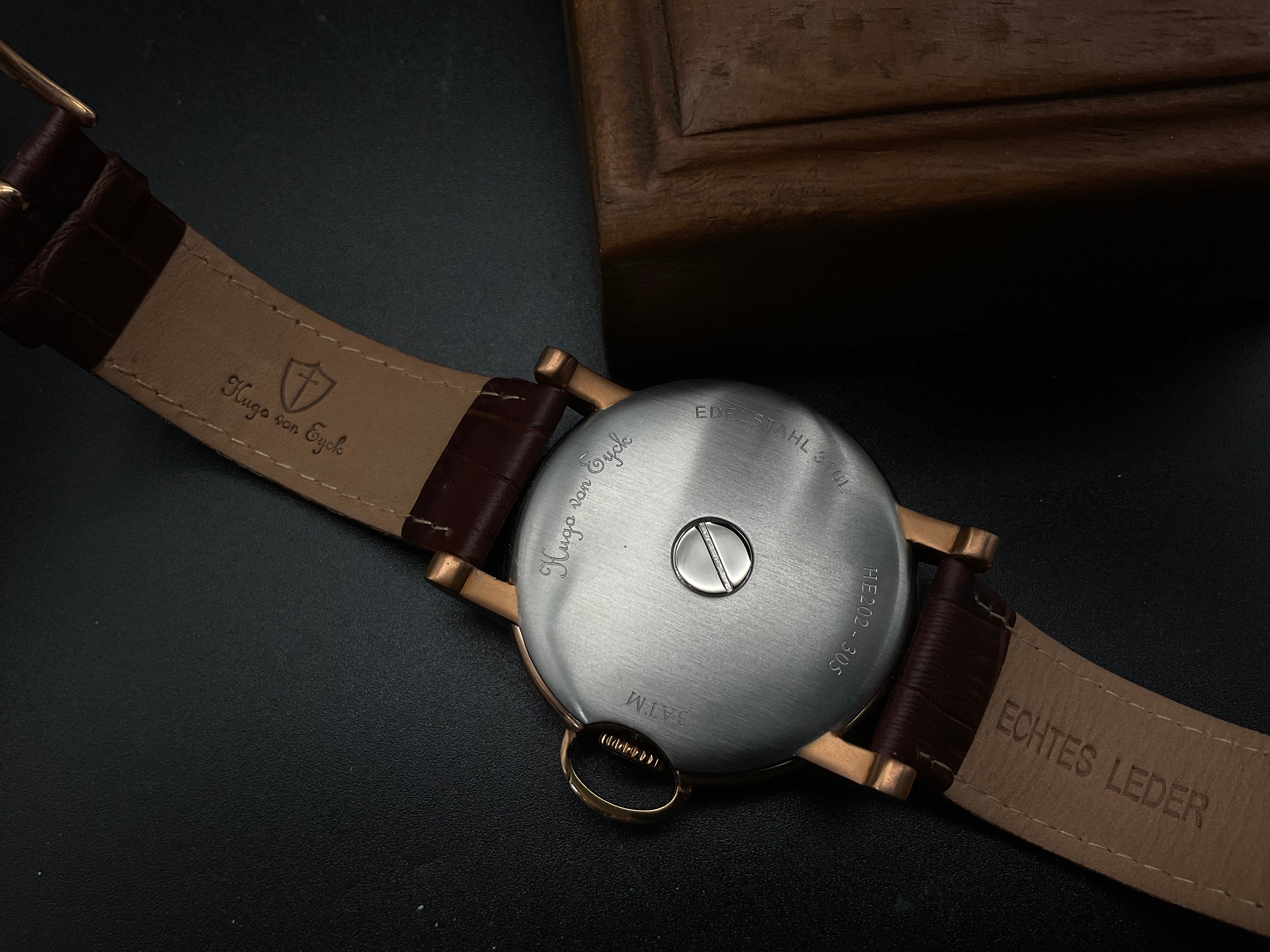 Roségoldene Hugo von Eyck Uhr HE202-305