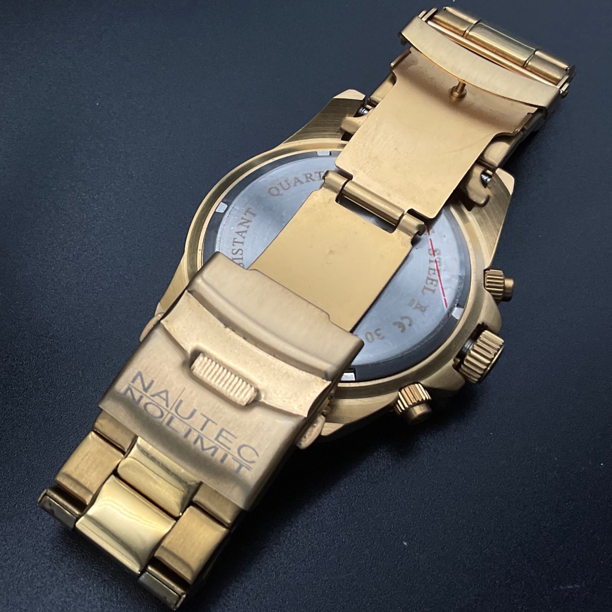 Gold-blaue Nautec No Limit Uhr 129259