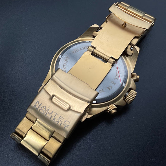 Gold-blaue Nautec No Limit Uhr 129259