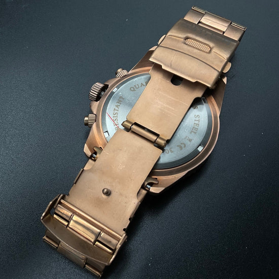 Roségoldene Nautec Uhr 130057