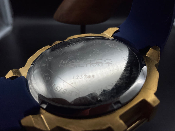 Blau-Goldene Nautec No Limit Uhr 123745
