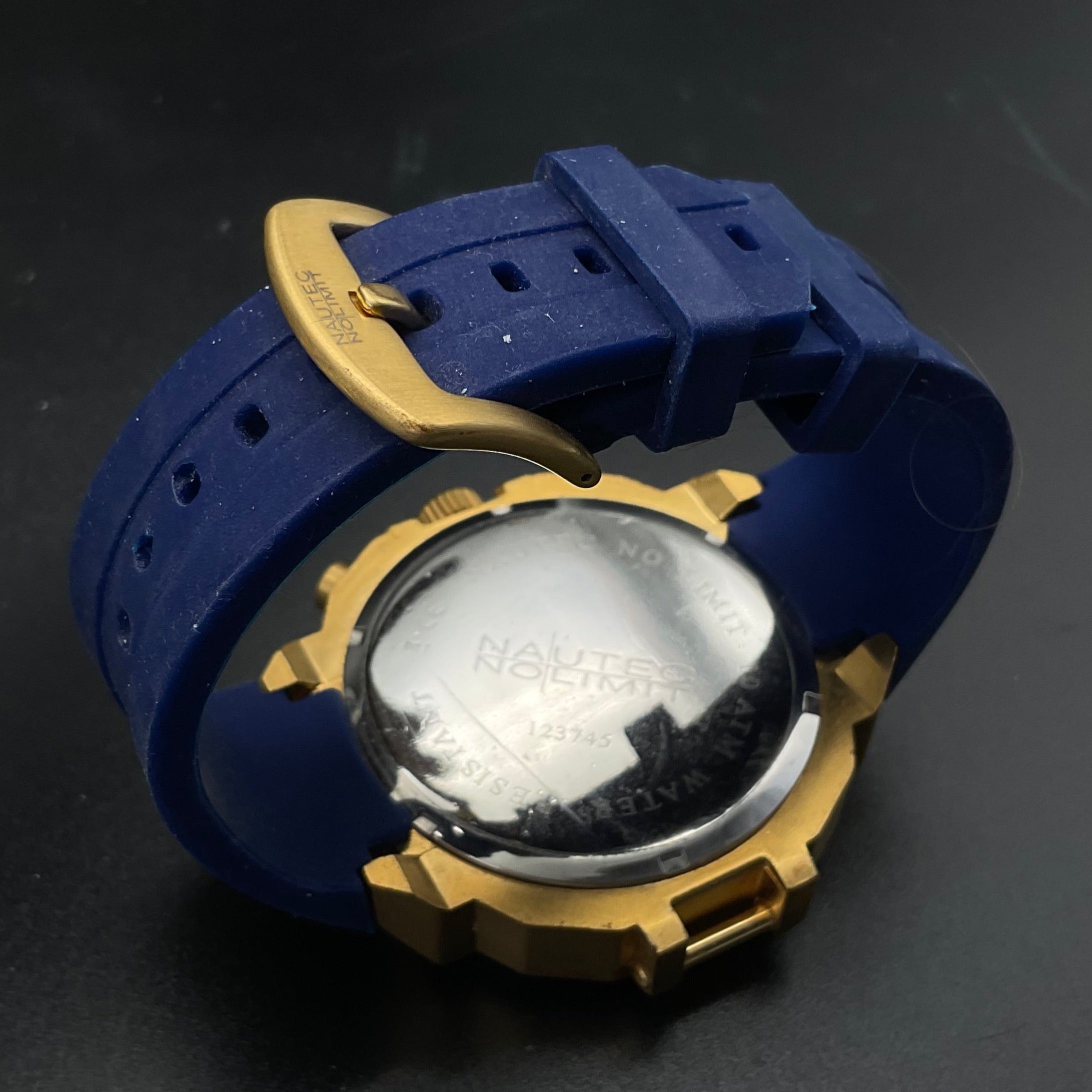Blau-Goldene Nautec No Limit Uhr 123745