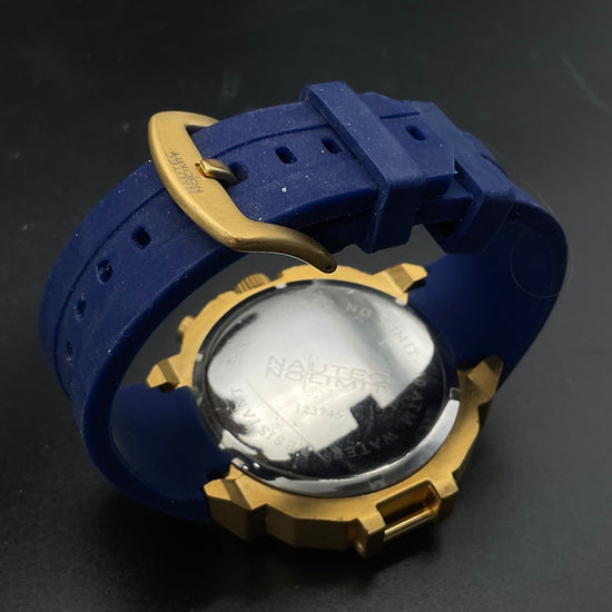 Blau-Goldene Nautec No Limit Uhr 123745