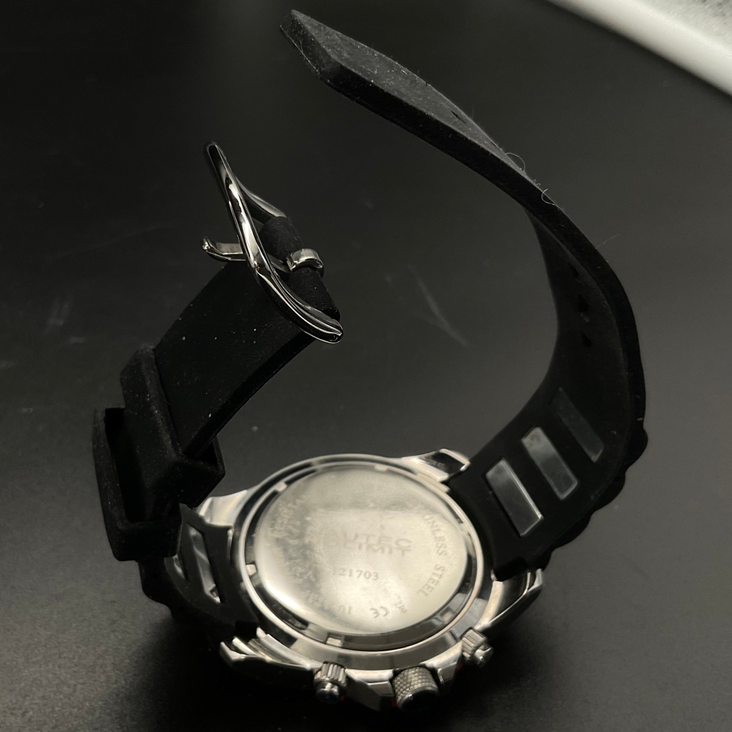 Rot-schwarze Nautec No Limit Uhr 121703