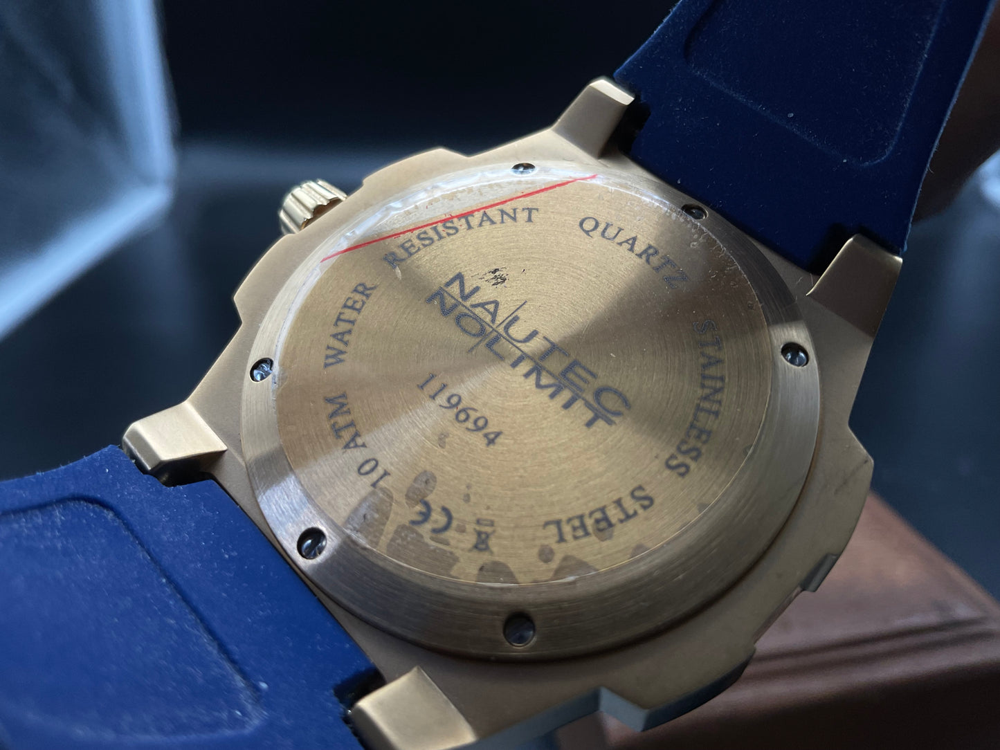 Gold-blaue Nautec No Limit Uhr 119694
