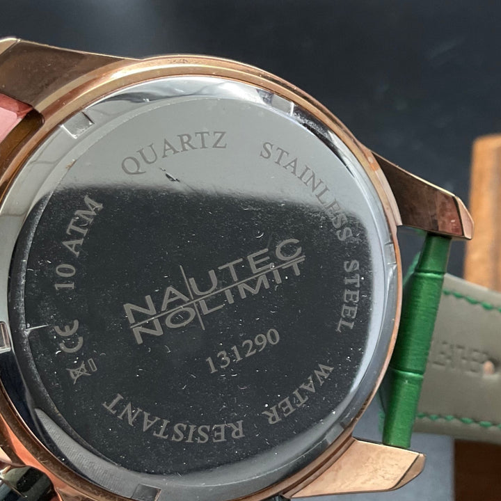 Grün-schwarze Nautec No Limit Uhr 131290