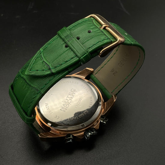 Grün-schwarze Nautec No Limit Uhr 131290