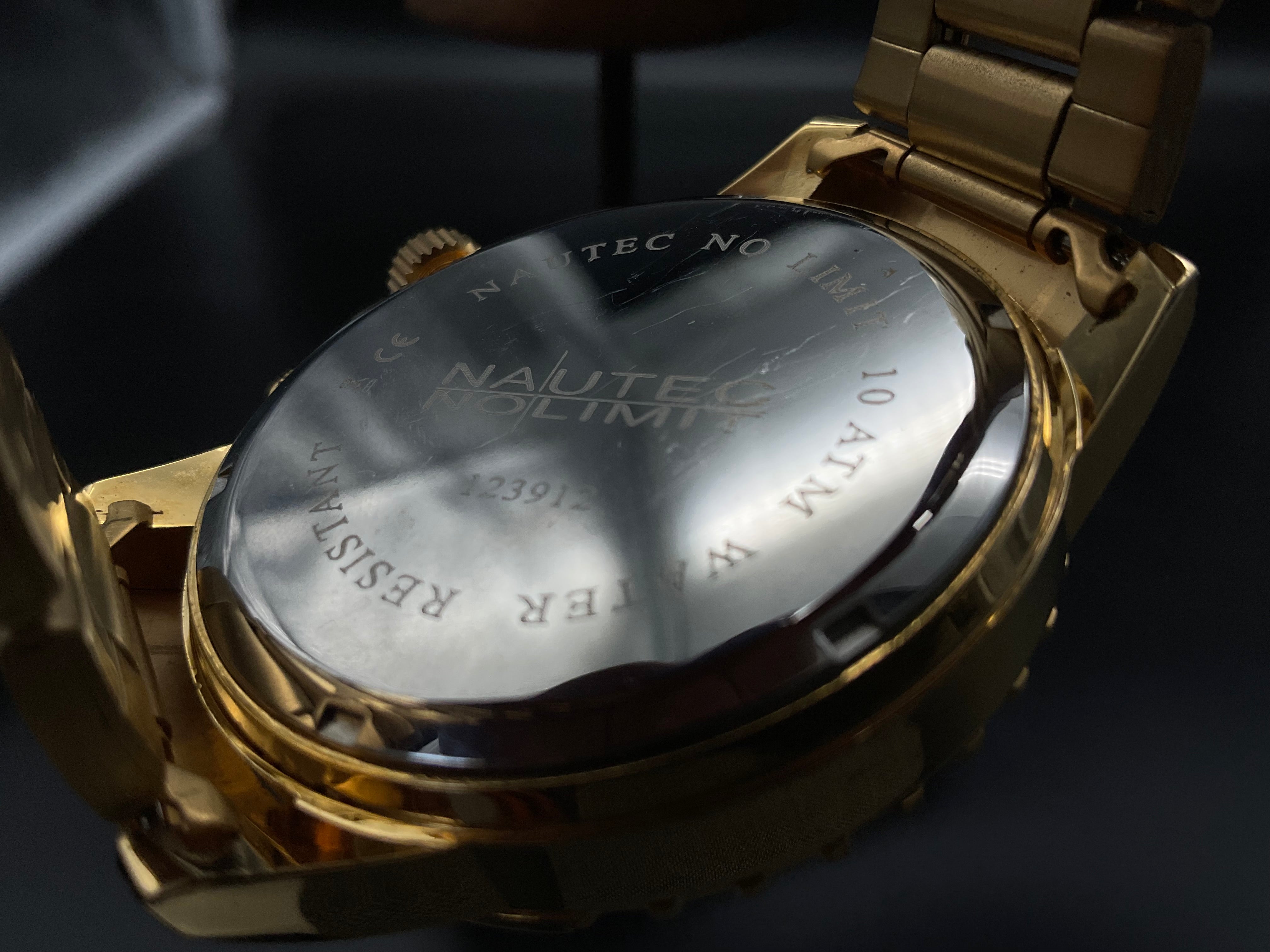 Goldene Nautec No Limit Uhr 123912
