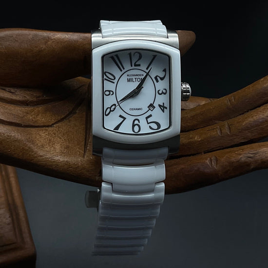 Weiße Alexander Milton Uhr