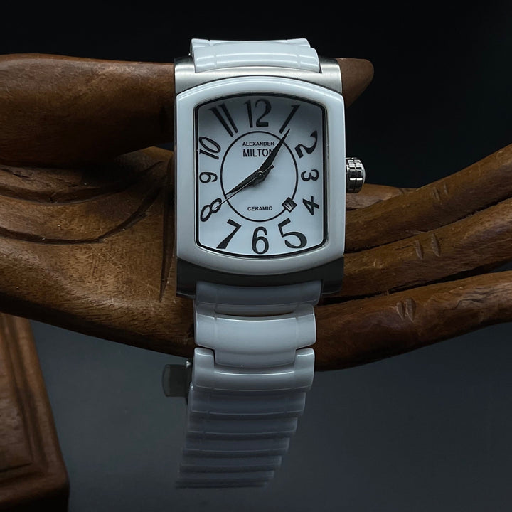 Weiße Alexander Milton Uhr