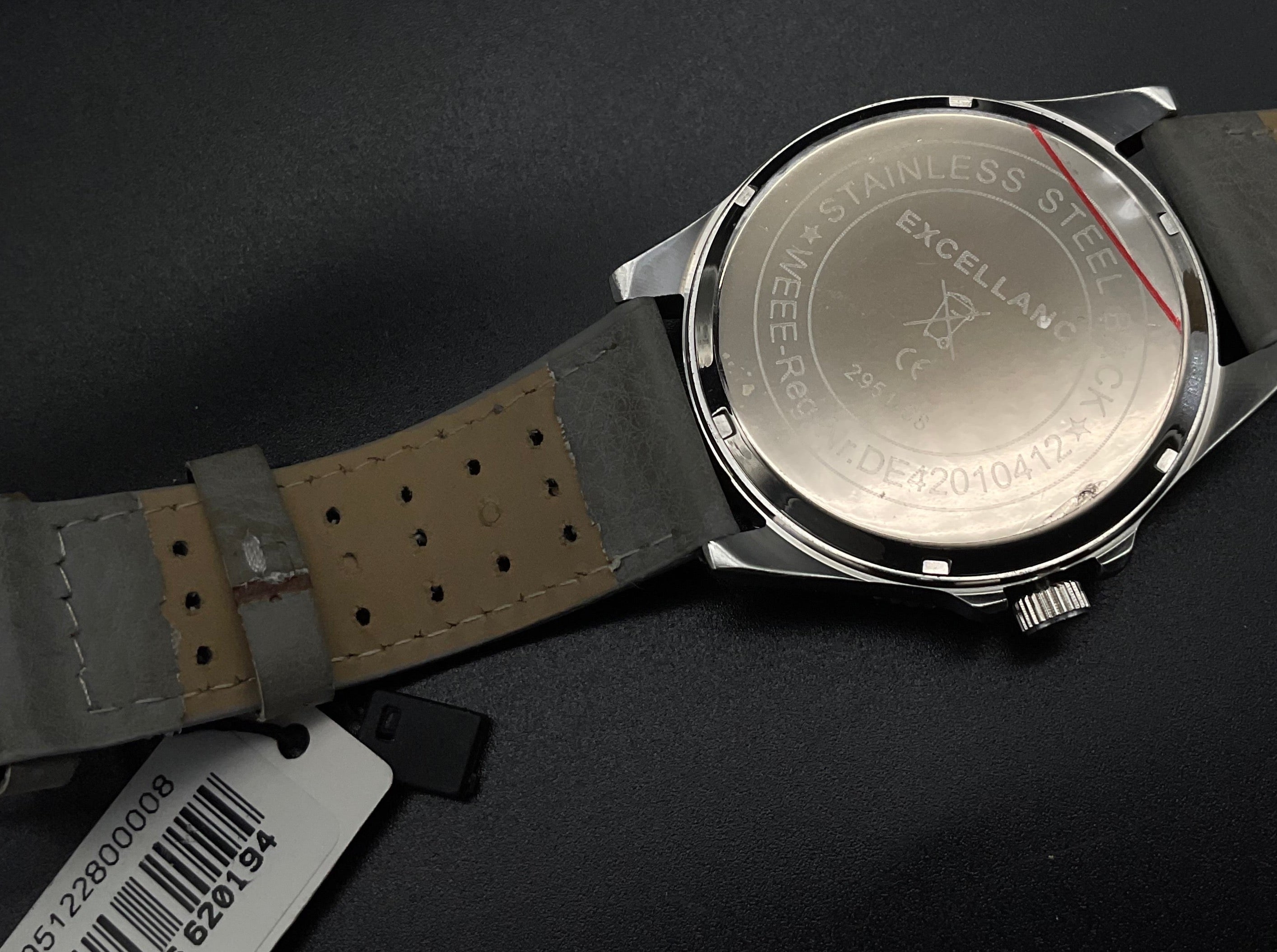 Grau-blaue Excellanc Uhr