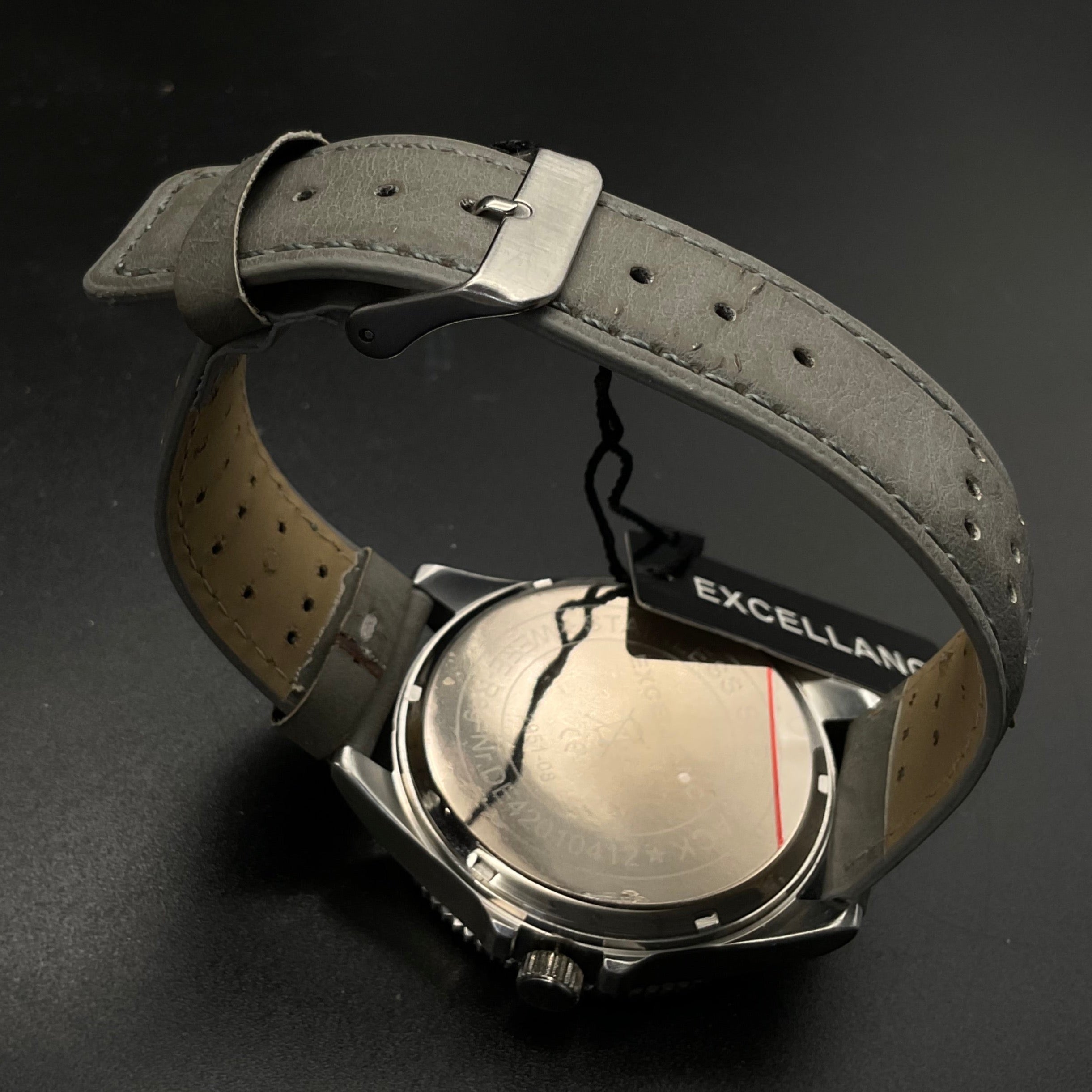 Grau-blaue Excellanc Uhr