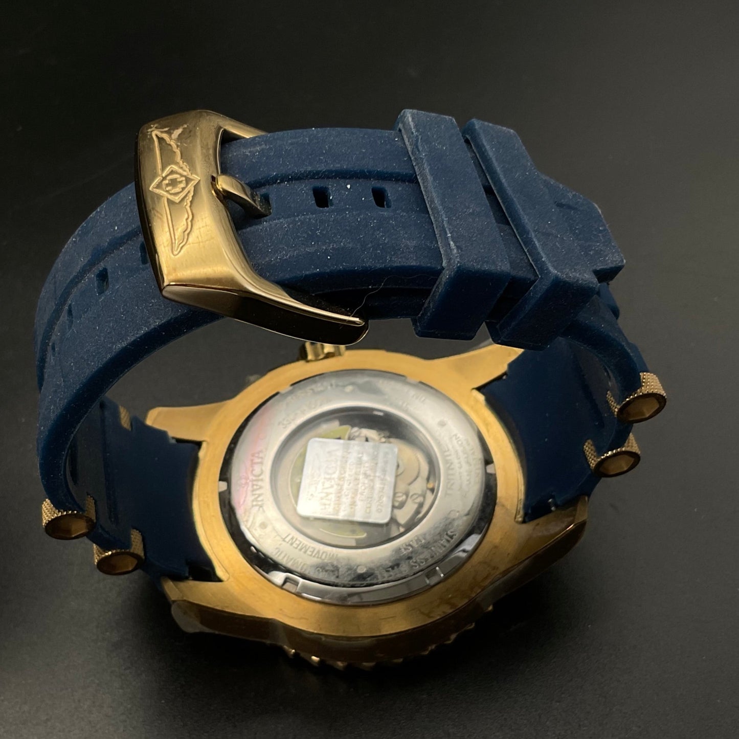 Blau-Goldene Invicta 28315 Uhr