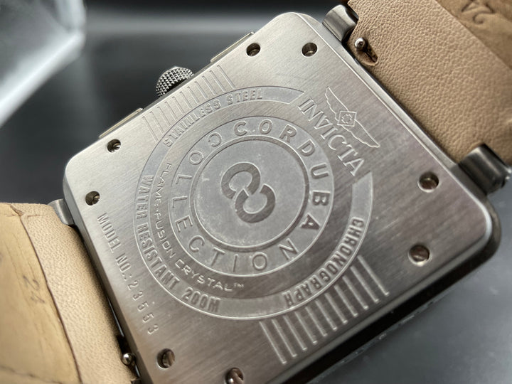 Silberne-beige Invicta 23553 Uhr