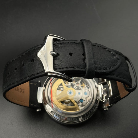 Silber-schwarze Raoul U. Braun RUB05-0391 Uhr