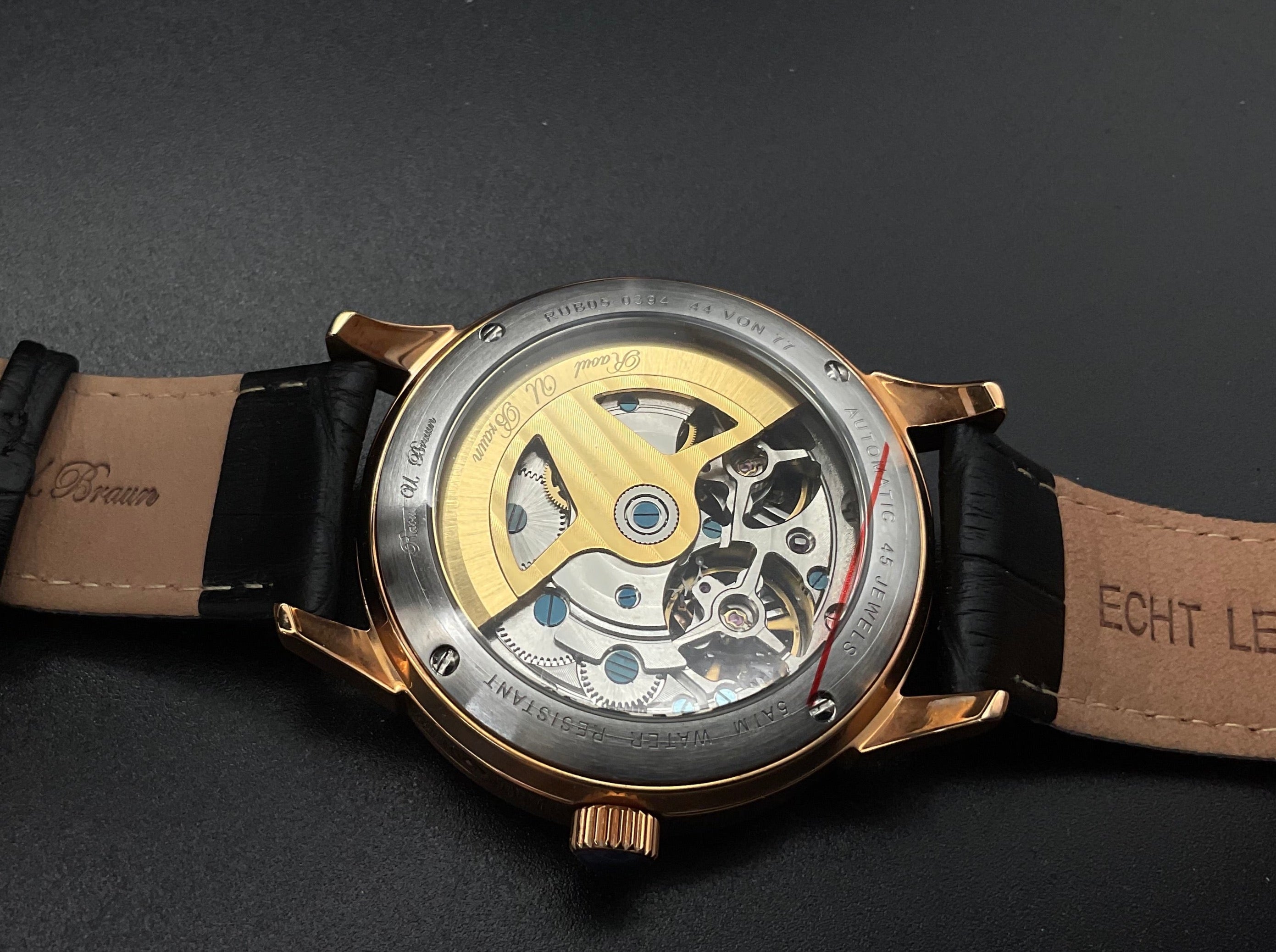 Roségoldene Raoul U. Braun RUB05-0394 Uhr