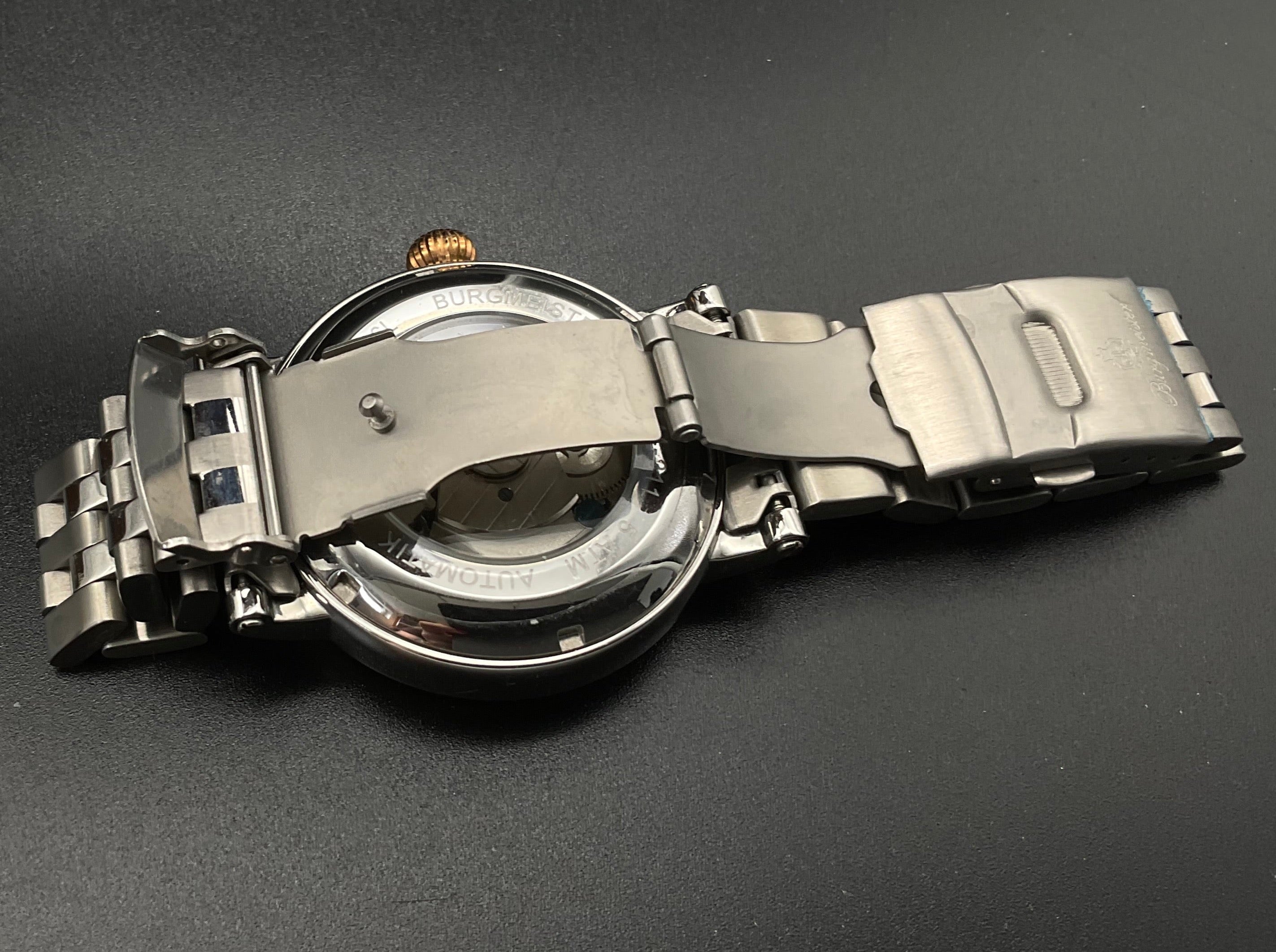 Gold-silberne Burgmeister BM344-311 Uhr