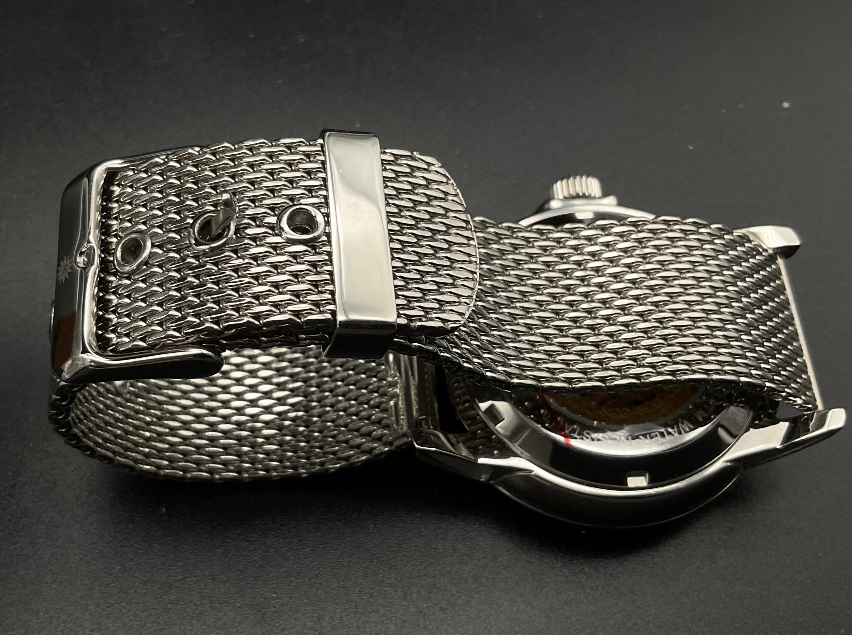 Silber-blaue Raoul U. Braun RUB05-0358 Uhr