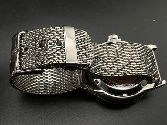 Silber-blaue Raoul U. Braun RUB05-0358 Uhr