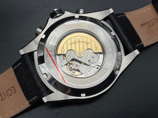 Rot-silberne Raoul U. Braun RUB05-0366 Uhr