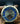 Gold-blaue Portas Uhr