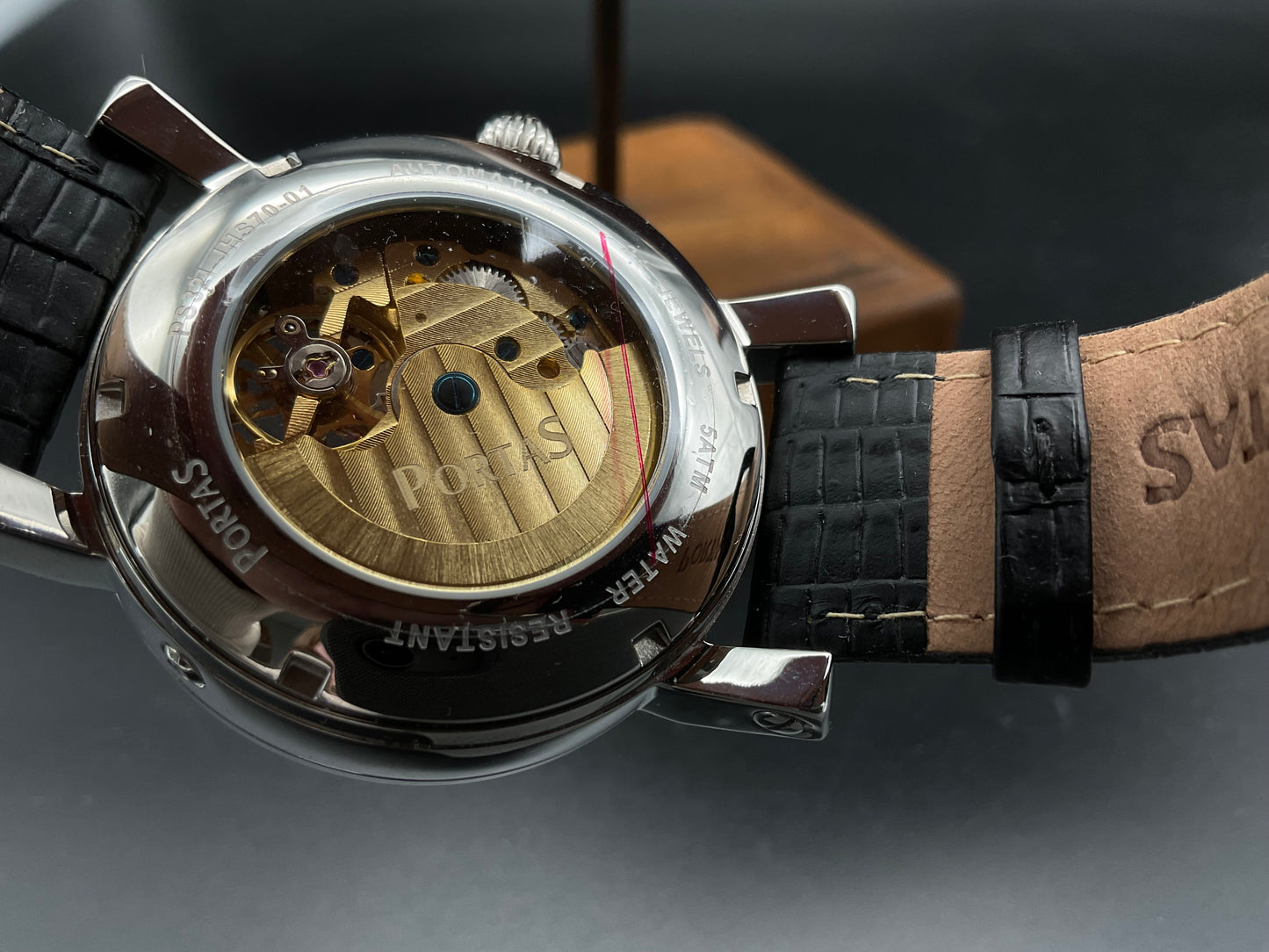 Silberne Portas Uhr