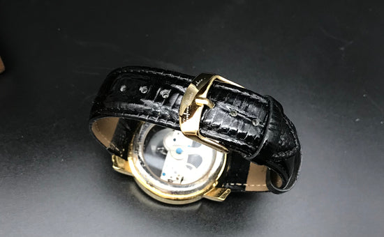 Gold-Schwarze Graf von Monte Wehro Uhr