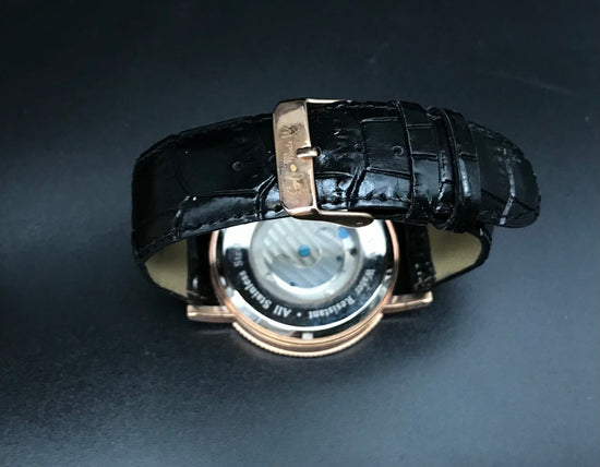 Roségoldene Graf von Monte Wehro Uhr