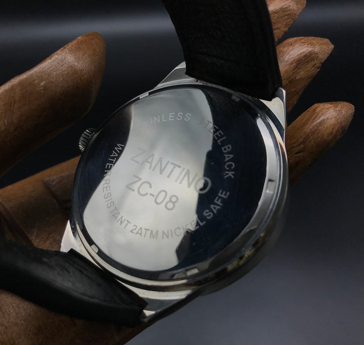 Silber-braune Zantino Uhr