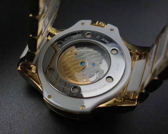 Gold weiße  Raoul U. Braun Uhr
