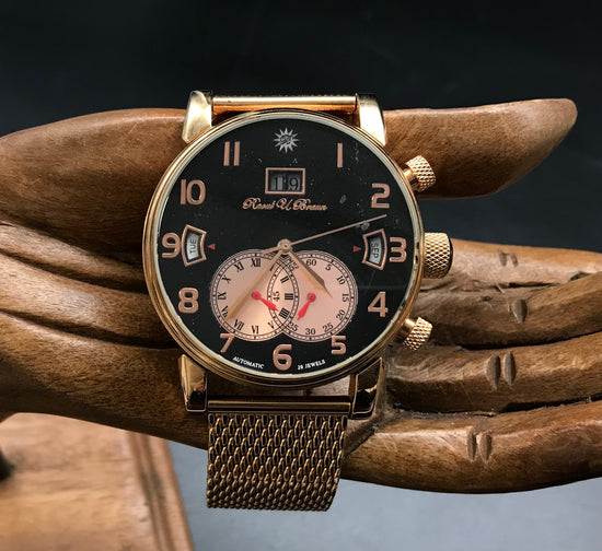 Roségoldene Raoul U. Braun Uhr