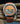 Orangene Minoir Uhr