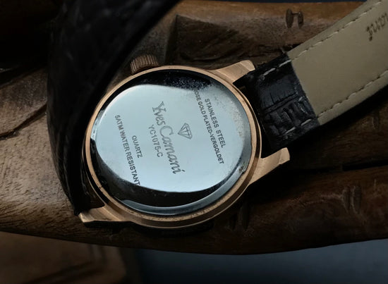 Roségoldene YvesCamani Uhr