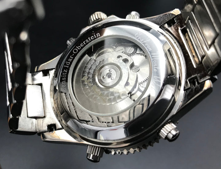 Grün-silberne Graf von Monte Wehro Uhr