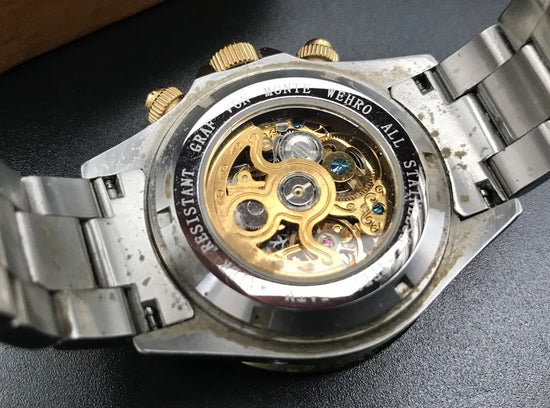 Gold-silberne Graf von Monte Wehro Uhr